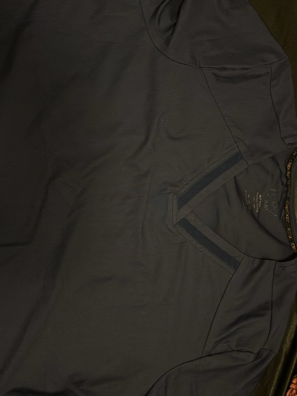 Cherokee Navy Blue Women's Medical Scrub Top